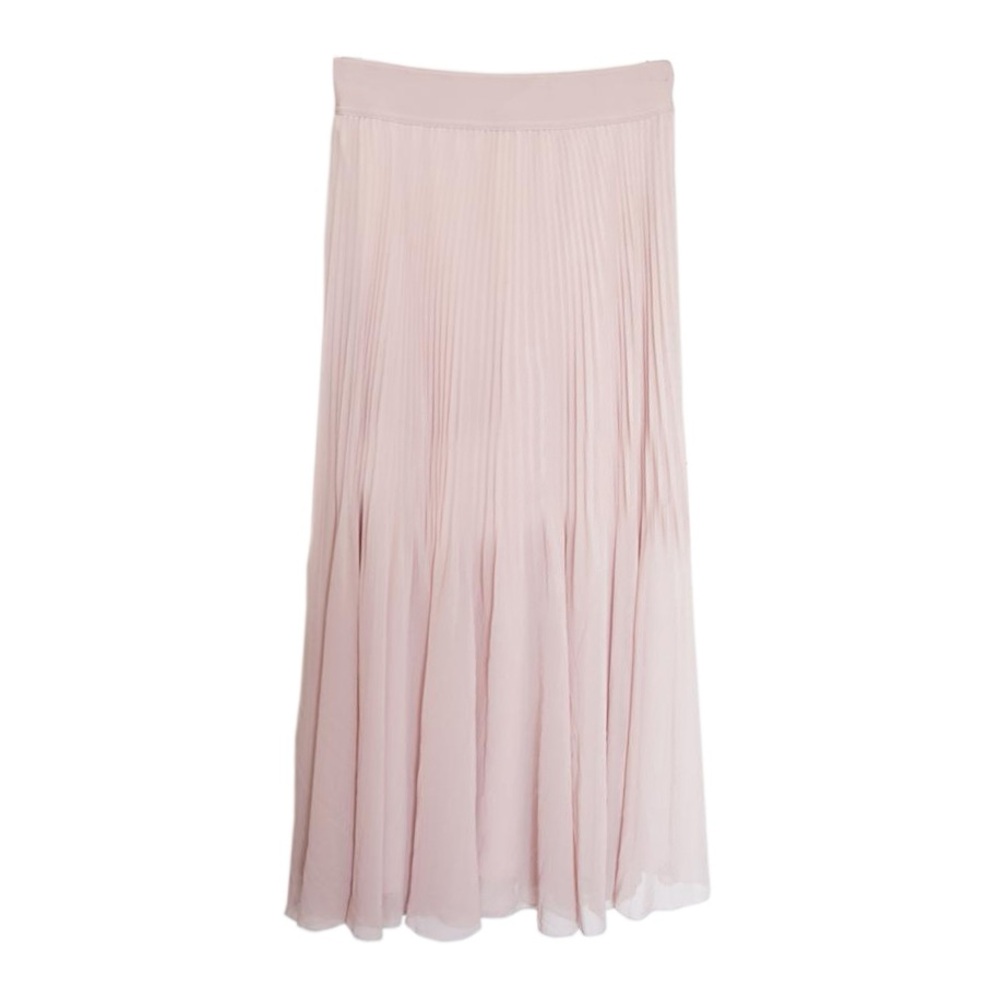 Aritzia Wilfred pleated pink midi/maxi skirt size xs